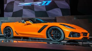 La nouvelle Corvette ZR1 en version cabriolet