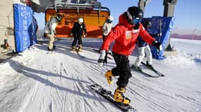 Le snowpark à Chongli