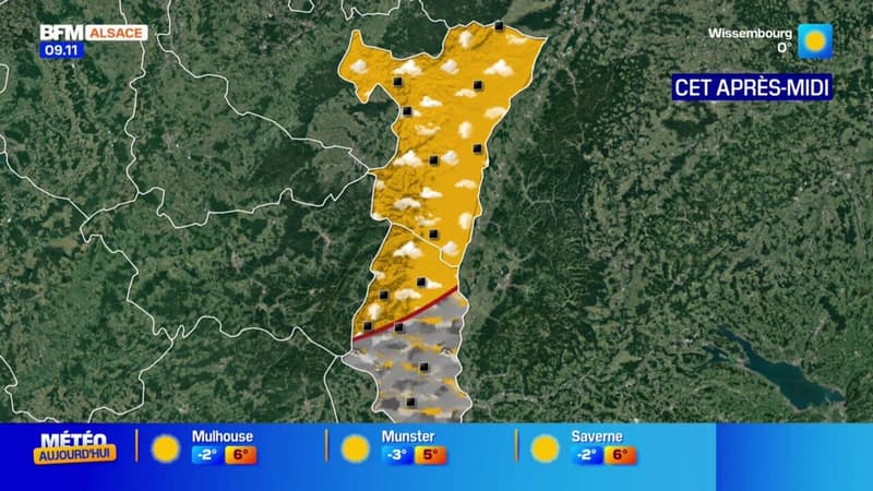 Météo Alsace: quelques éclaircies ce dimanche après-midi, jusqu'à 6°C à Colmar et à Strasbourg 