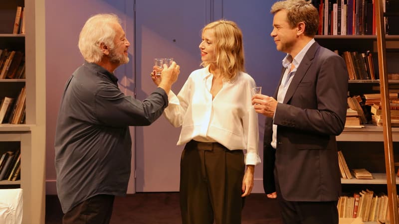 Bernard Murat, Léa Drucker et Guillaume de Tonquédec dans "La vraie vie" au Théâtre Edouard, à partir du 12 septembre