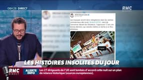Les employés d'un hypermarché se mettent à nu pour inciter les clients à porter un masque