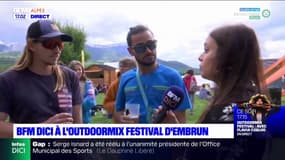 Top départ de l'Outdoormix festival à Embrun, un événement qui "rallie sport, musique et bon vivre"