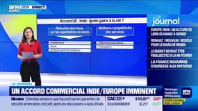 Un accord commercial entre l'Inde et l'Europe est imminent