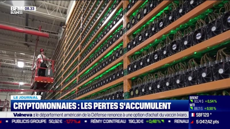 Cryptomonnaies: les pertes s'accumulent