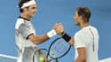 Roger Federer et Rafael Nadal 