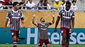 La joie de Martinelli, buteur ayant contribué à la qualification de Fluminense en demi-finales de la Coupe du monde des clubs, le 4 juillet 2025