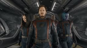 Pom Klementieff, Chris Pratt et Karen Gillan dans la première bande-annonce des "Gardiens de la Galaxie 3", mise en ligne le 2 décembre 2022.