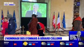 Lyon: l'hommage des habitants à Gérard Collomb