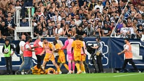 La blessure de Buades lors de Bordeaux-Rodez, 2 juin 2023.