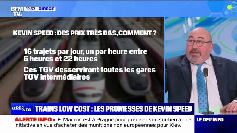 La start-up française Kevin Speed veut concurrencer la SNCF avec des trains 