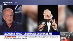 Yves Lecoq, l'ancien imitateur de Chirac dans Les Guignols, raconte être "allé lui serrer la main pour le remercier de nous avoir laissé faire ce qu'on voulait"