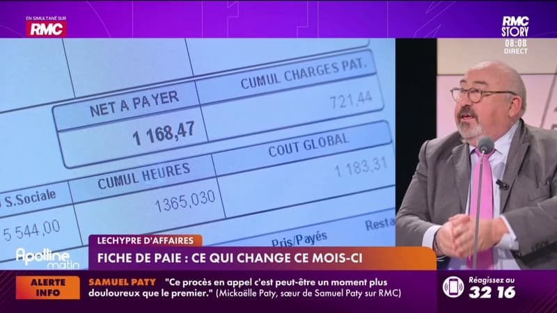 Lechypre d'affaires - Fiche de paie : Ce qui change ce mois-ci