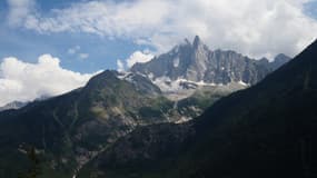 Dans le massif du Mont-Blanc, à Chamonix, en août 2018.