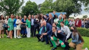 Sel Jem et son entourage aux anges après le Grand Steeple-Chase de Paris