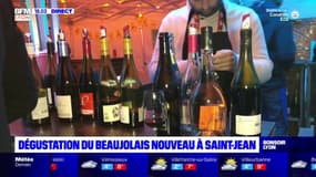 Dégustation du Beaujolais Nouveau sur la place St Jean