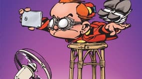 Détail de la couverture du nouvel album du Petit Spirou