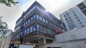 Le lycée international de Vincennes, alors en travaux.