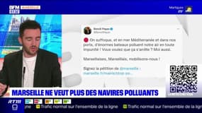 Marseille: une pétition lancée par le maire contre les bateaux les plus polluants