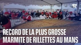 Sarthe: le record du monde de la plus grosse marmite de rillettes a été battu au Mans