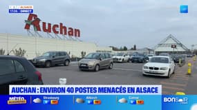 Auchan: environ 40 postes menacés en Alsace 