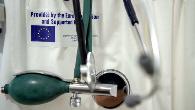 Le stéthoscope d'un médecin dans un centre médical à Hatay, le 6 juin 2017.