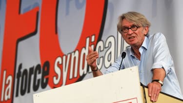 Jean-Claude Mailly a été contraint de "hausser le ton" contre la réforme du code du travail.