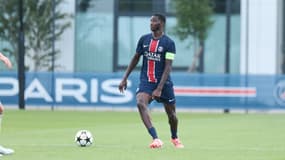 Ibrahima Diaby, le capitaine des U19, le 18 septembre 2024 face à Gérone