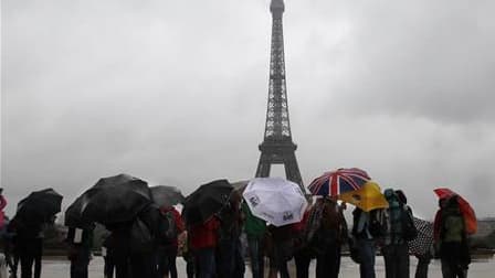 Le mauvais temps à Paris, pendant la période estivale de 2024.