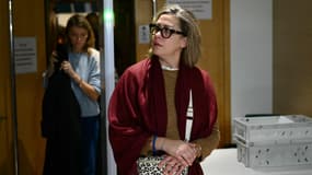Caroline Darian, fille de Gisèle Pelicot et Dominique Pelicot, au tribunal d'Avignon le 18 novembre 2024