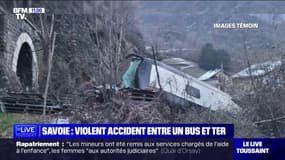 Savoie: violente collision entre un TER et un bus à Cevins