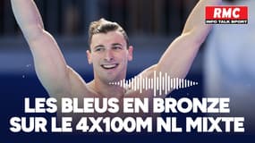Mondiaux de natation : Les Bleus en bronze sur le relais 4X100m nage libre mixte ! 