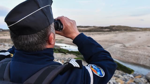 Un gendarme en patrouille près de Calais, en avril 2019. (Illustration.)