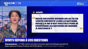 Puis-je signer mon acte de vente auprès d'un notaire à distance? BFMTV répond à vos questions