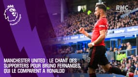 Manchester United : Le chant des supporters pour Bruno Fernandes, qui le comparent à Ronaldo