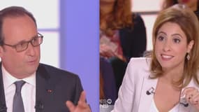François Hollande a été interpellé à plusieurs reprises par Léa Salamé lors de l'émission "Dialogues Citoyens".