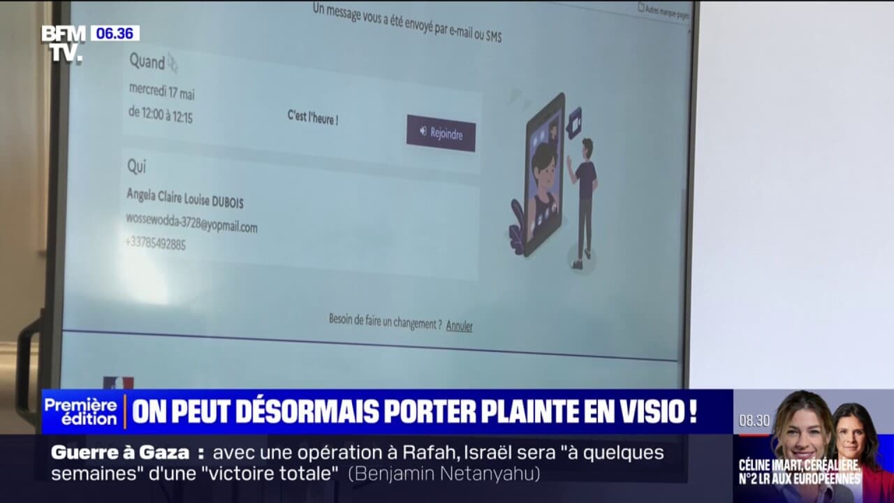 Il Est Désormais Possible De Déposer Plainte En Visioconférence à ...