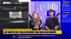 Chute des ventes de Tesla en Europe : "La figure d'Elon Musk pose évidemment question"
