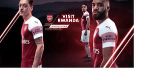 Le Rwanda sur le maillot d'Arsenal