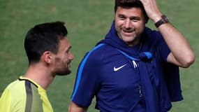 Mauricio Pochettino et Hugo Lloris