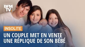  Un couple d'Influenceurs a mis en vente une réplique de son nouveau-né 