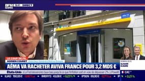 Adrien Couret (Aéma Groupe) : Aéma va racheter Aviva France pour 3,2 milliards d'euros - 23/02