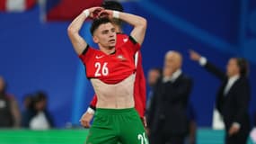 Francisco Conceiçao célèbre son but lors de Portugal-République tchèque (2-1, Euro), le 18 juin 2024