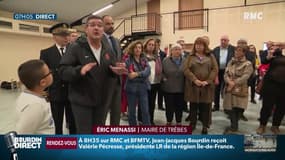 Intempéries à Trèbes: Yassine, habitant de la commune, interpelle le maire devant Edouard Philippe 