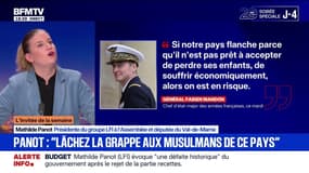 Propos du chef d'état-major des Armées: "Nous voulons la paix et la diplomatie", déclare Mathilde Panot (LFI)