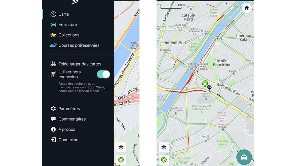 L'application HERE WeGo