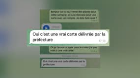Un trafic de cartes professionnelles VTC via Telegram