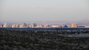 Vue de Las Vegas, au Nevada. 
