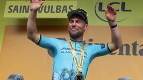 Mark Cavendish vainqueur de la 5e étape du Tour de France, le 03/07/2024