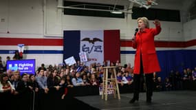 Hillary Clinton en meeting dans l'Iowa, le 30 janvier. 