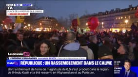 Retraites: plusieurs milliers de manifestants place de la République à Paris 